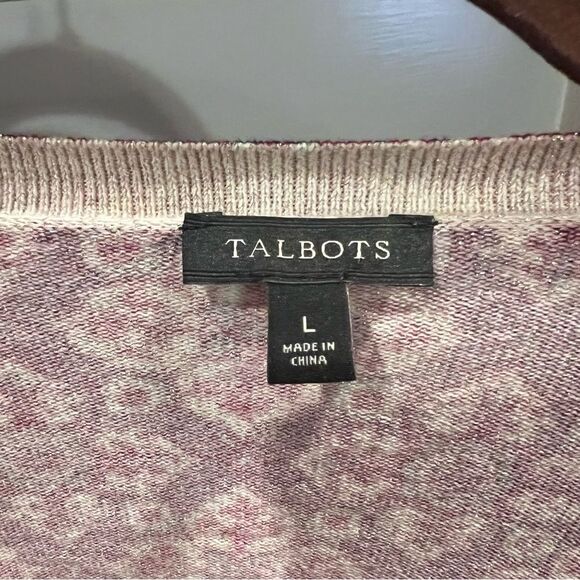 Talbots button front Sweater - Picture 2 of 6